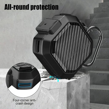 Carbon Fiber Earphone Case With Full Protection - Smarsty