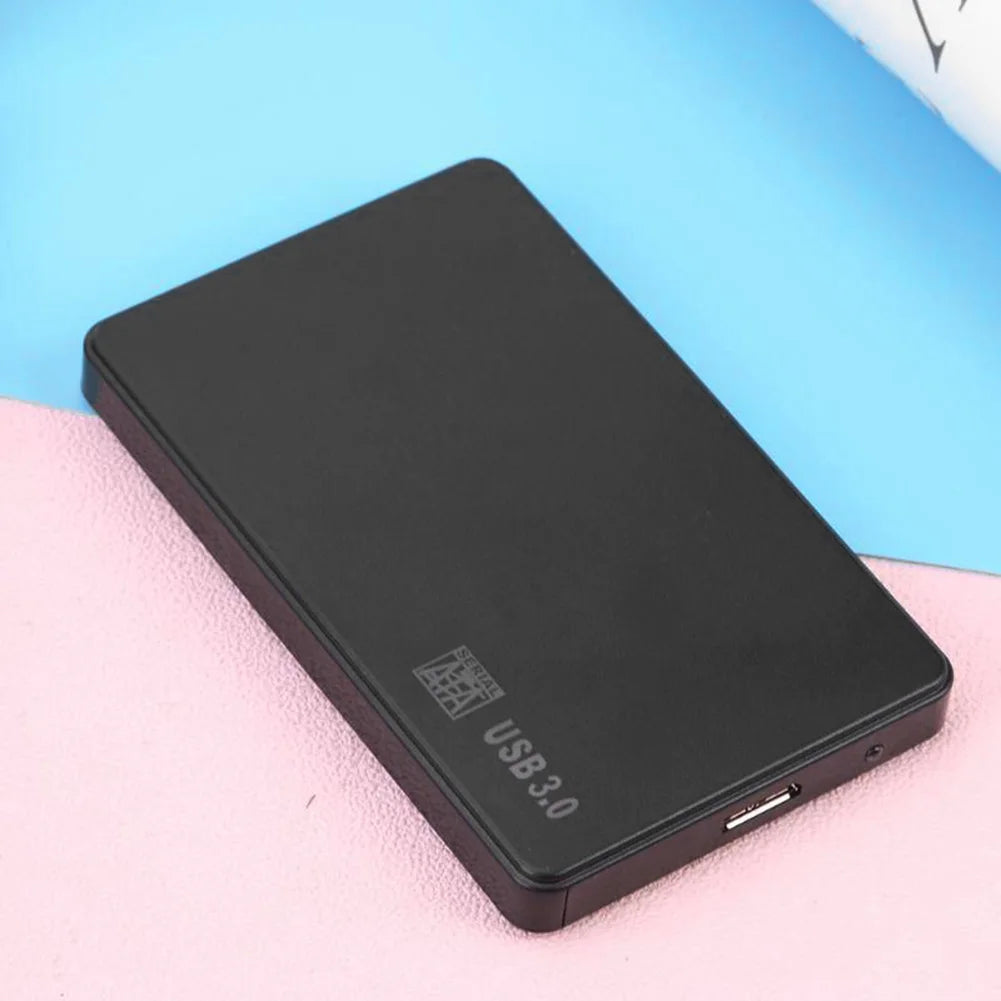 Plastic 3TB USB 2.0/3.0 Hard Disk HD Enclosure Super Speed for Windows Enclosure 2.5 inch SATA SSD HDD Mobile Case