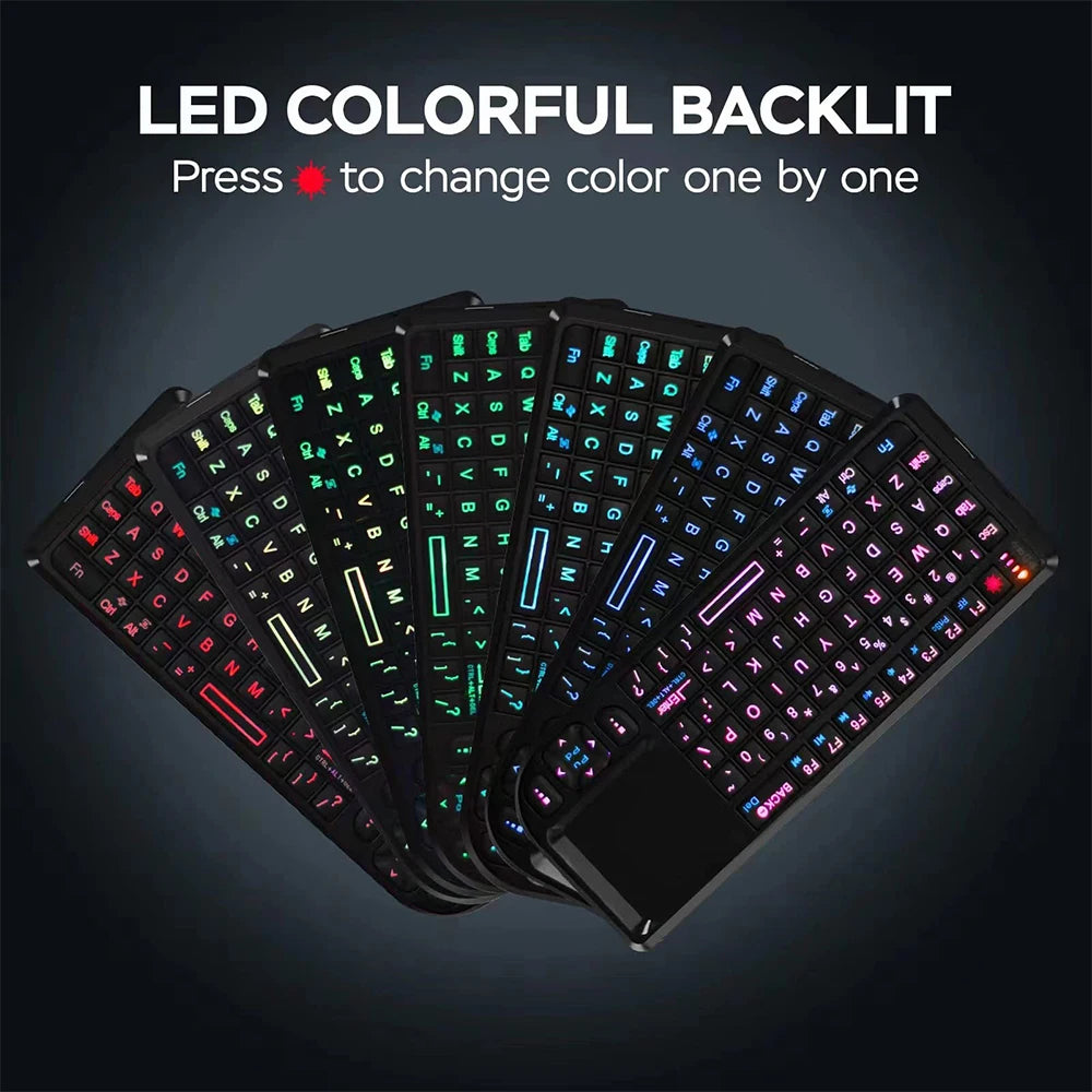 A8 Mini Wireless Keyboard With Backlit Touchpad Air Mouse