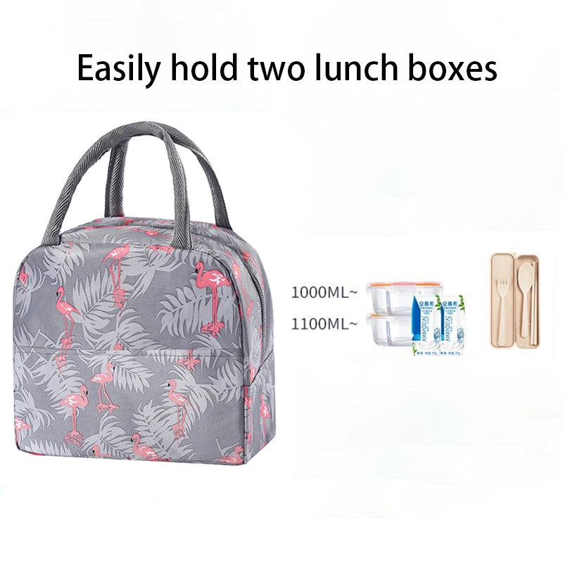 Cartoon Insulated Lunch Bag With Thermal Tote For Picnics - Smarsty