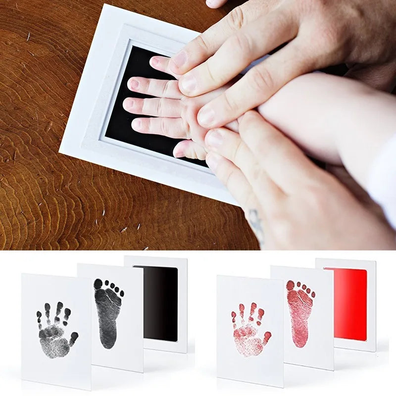 DIY Baby Handprint And Footprint Kit With Photo Frame - Smarsty