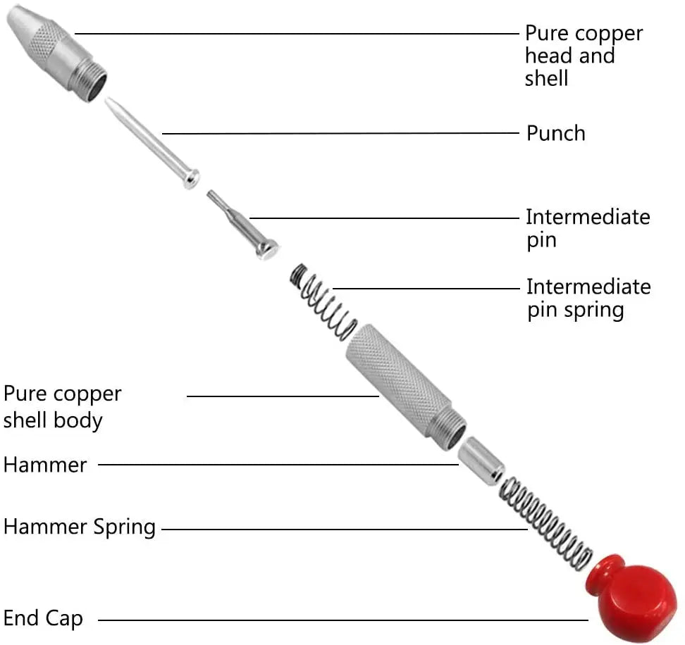 Automatic Center Punch Tool for Precise Woodworking - Smarsty