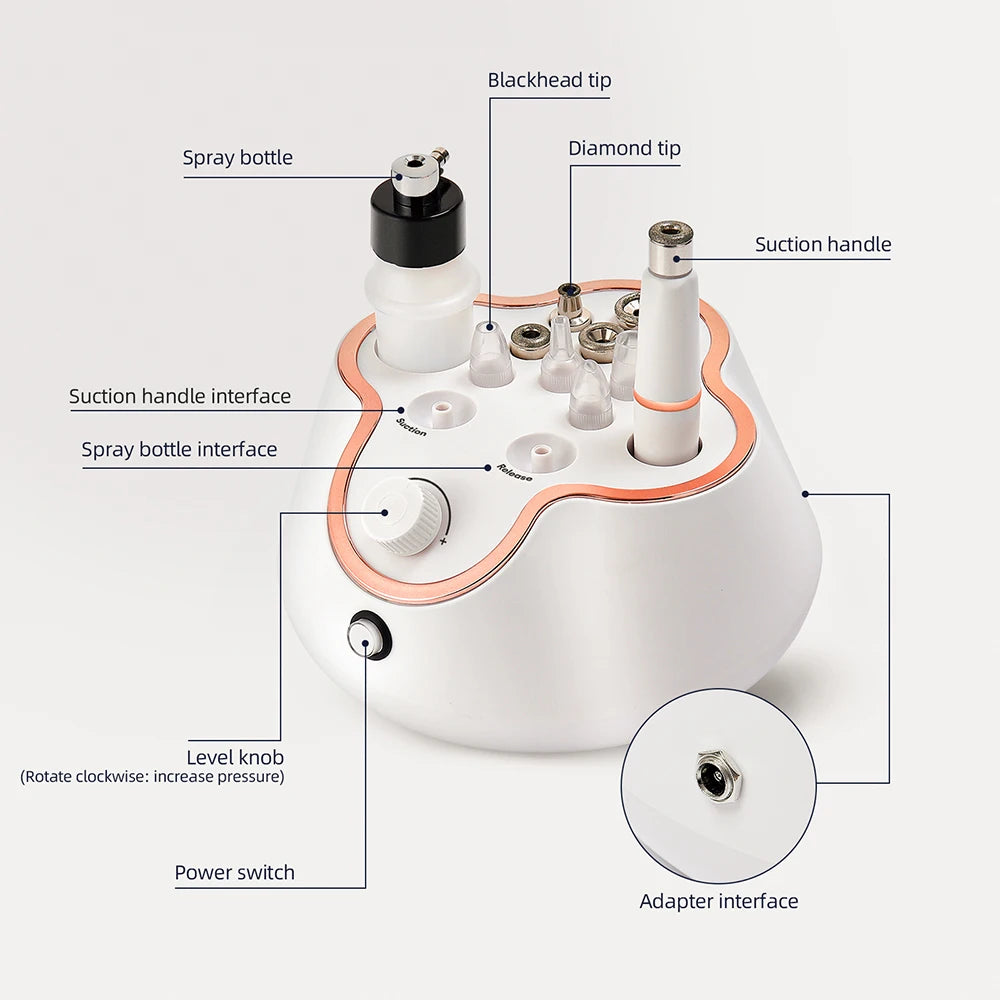 Professional Diamond Microdermabrasion Machine for Home Use - Smarsty