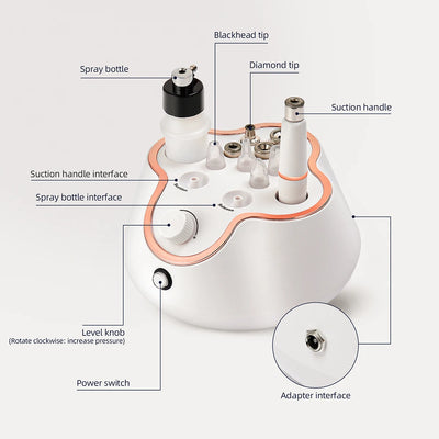Professional Diamond Microdermabrasion Machine for Home Use - Smarsty