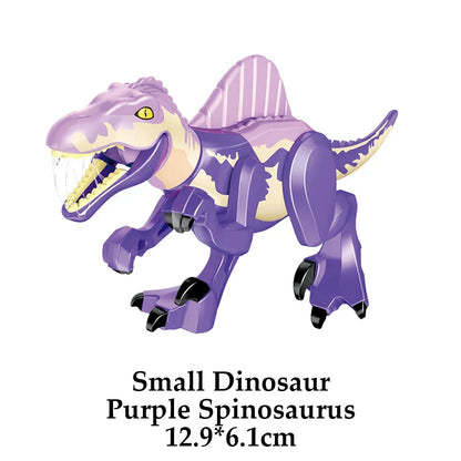 Jurassic Dinosaur World Brutal Raptor T-Rex Triceratops Indominus Rex Model Building Blocks Dino Velociraptor Figure Bricks Toys