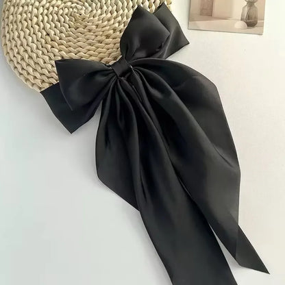 Extra Large Satin Bow Hairpin for Women - Smarsty