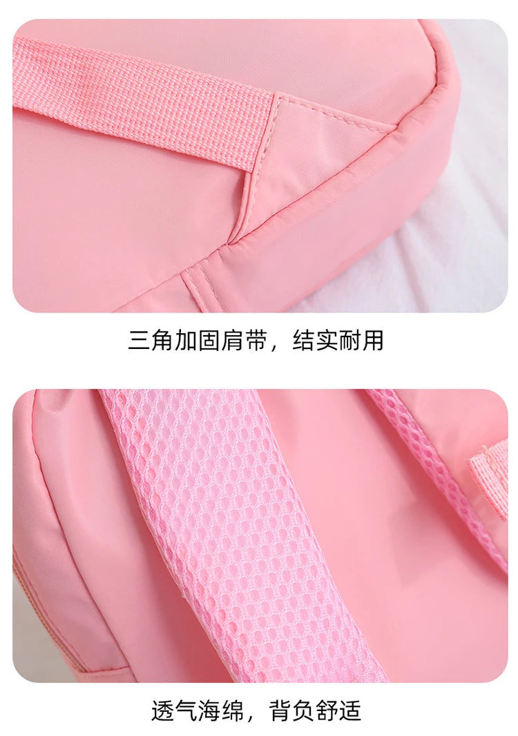 Plush 3D Rabbit Backpack For Kids School Bag Cute Bow - Smarsty