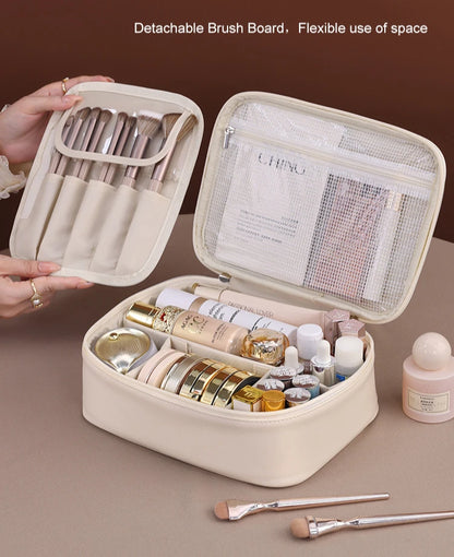 New Women's Cosmetic Bag Portable Storage Bag Large Capacity Luxury Makeup Bag Travel Organizer Essentials Toiletry Bags - Smarsty