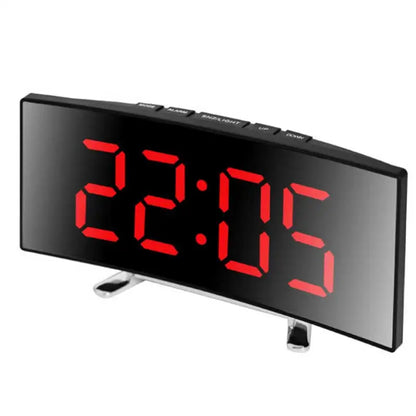 Large Screen LED Mirror Alarm Clock for Students - Smarsty