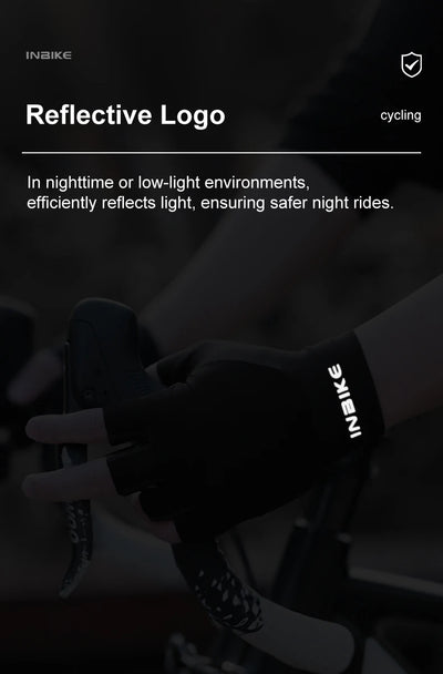 INBIKE Breathable Half Finger Cycling Gloves with Shock Absorption - Smarsty