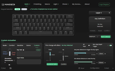 60 Percent Wireless Mechanical Keyboard With ARGB Lighting - Smarsty
