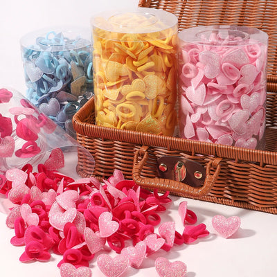 Kids Plush Hair Bands 20 Pack Soft Scrunchies For Children - Smarsty