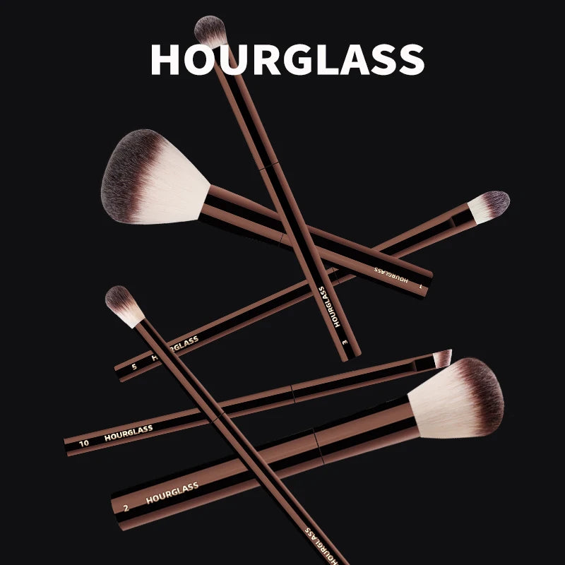 Hourglass Angled Eyeliner Brush Soft Fiber Design - Smarsty