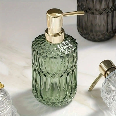 Glass Soap Dispenser Pump Bottle for Easy Refilling - Smarsty