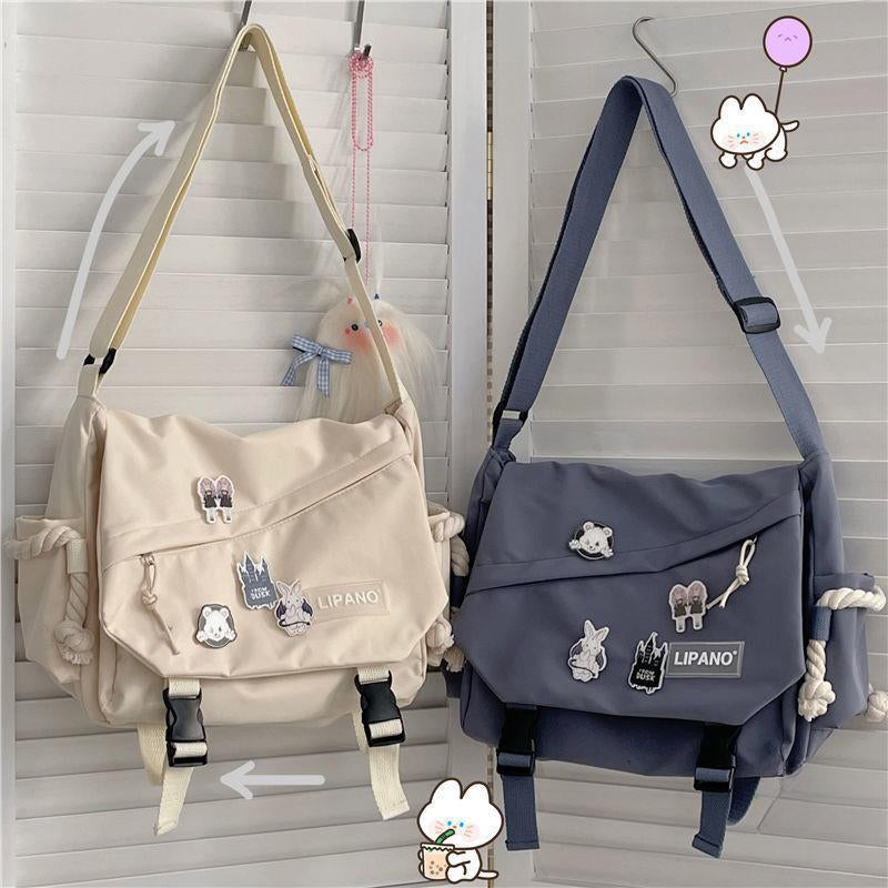 Nylon One Shoulder Crossbody Bag Large Capacity Travel - Smarsty