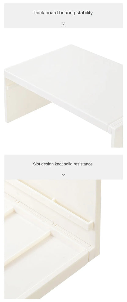 Kitchen Cupboard Organizer Retractable Cabinet Shelf Seasoning Bottle Spice Rack Dish Shelf Kitchen Accessories Storage Rack