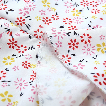 Women's Sexy Casual Home Small Floral Camisole Dress Summer Comfortable Skirt - Smarsty