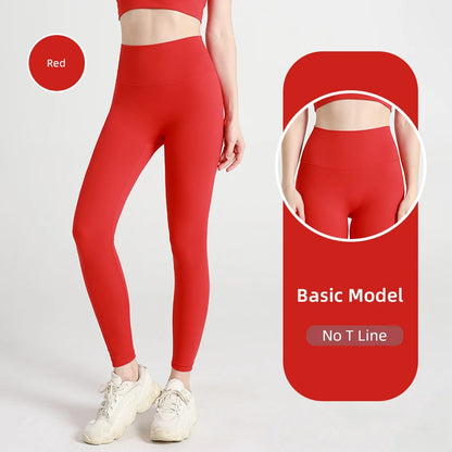 2024 Hot Sale Fitness Lenggings Female Full Length Leggings Running Pants Comfortable And Formfitting Yoga Pants Workout Legging - Smarsty