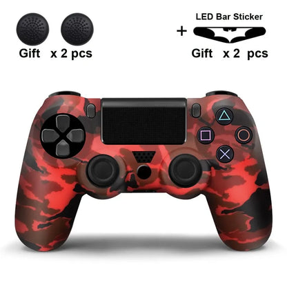 Silicone Skin Case for PS4 Controller with Grip Caps - Smarsty