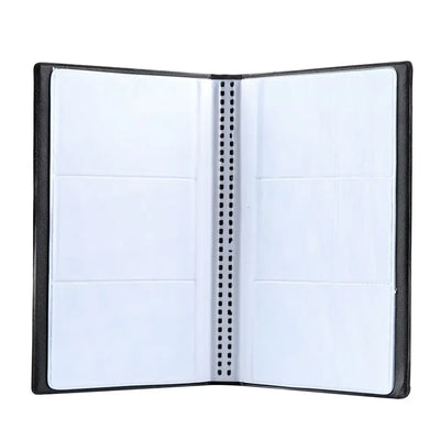 40/120/180/240/300 Cards ID Credit Card Holder Book Case Organizer Leather Business Cards ID Credit Card Holder Case Cards Album - Smarsty