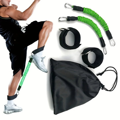 Fitness Ankle Ankle Buckle Leg Muscle Trainer Hip Joint Training Leg Strap Hook Leg Stand Anti Breaking Firmly Tension Rope Set