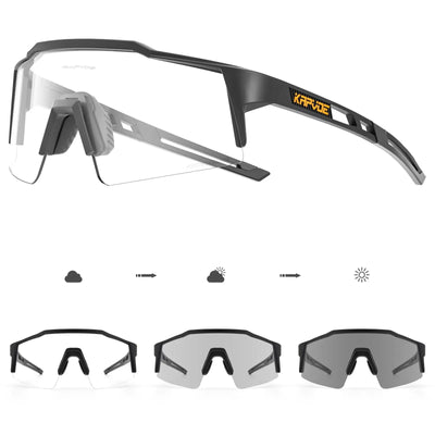 Kapvoe Cycling Glasses Polarized MTB Road Bike Glasses UV400 Protection Sunglasses Ultra Light Sport Eyewear Equipment by Smarsty
