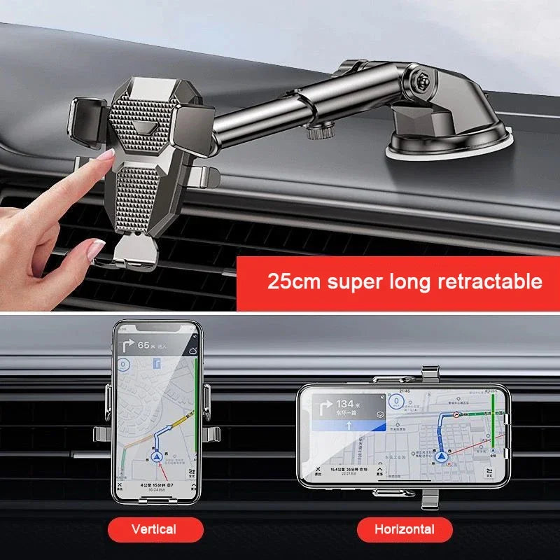 Universal Car Phone Holder With 360 Degree Pivot Mount - Smarsty