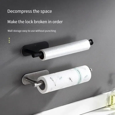 Durable Stainless Steel Paper Towel Rack for Kitchen - Smarsty