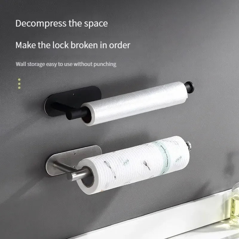 Durable Stainless Steel Paper Towel Rack for Kitchen - Smarsty