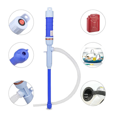 Liquid Oil Transfer Pump Water Pump Powered Electric Outdoor Car Vehicle Fuel Gas Transfer Suction Pumps Liquid Transfer Oil - Smarsty