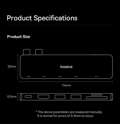 Versatile 4K USB-C Hub with HDMI and Thunderbolt Support