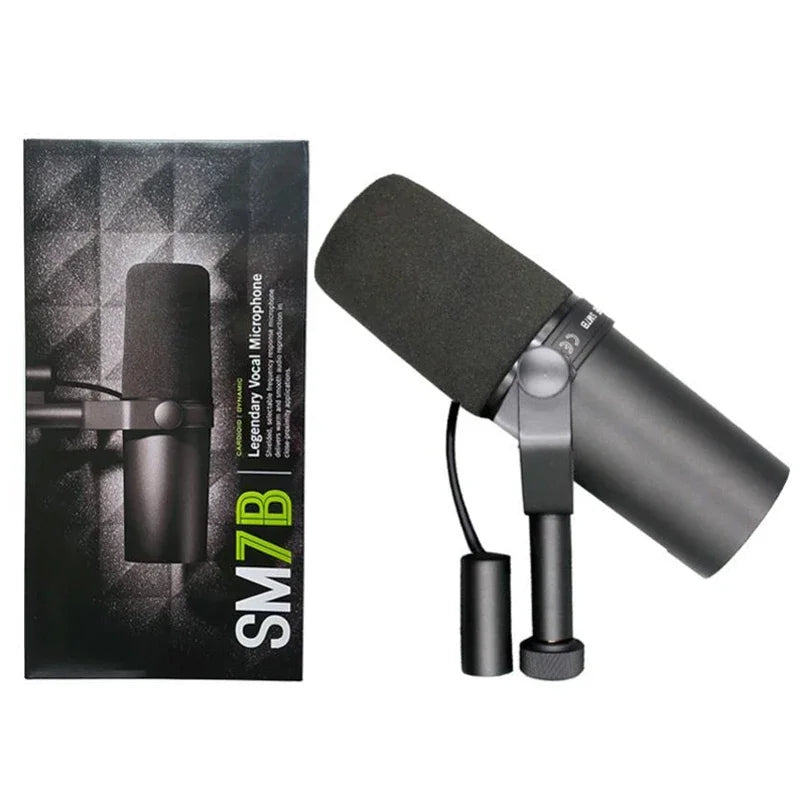Cardioid Dynamic Microphone for Studio and Podcasting - Smarsty
