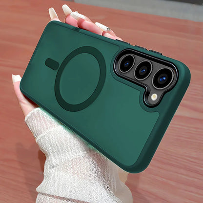 Matte Translucent Galaxy Phone Case With Magnetic Closure - Smarsty