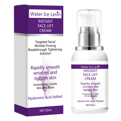 Instant face lift cream with hyaluronic acid for wrinkles. Firming solution. - Smarsty