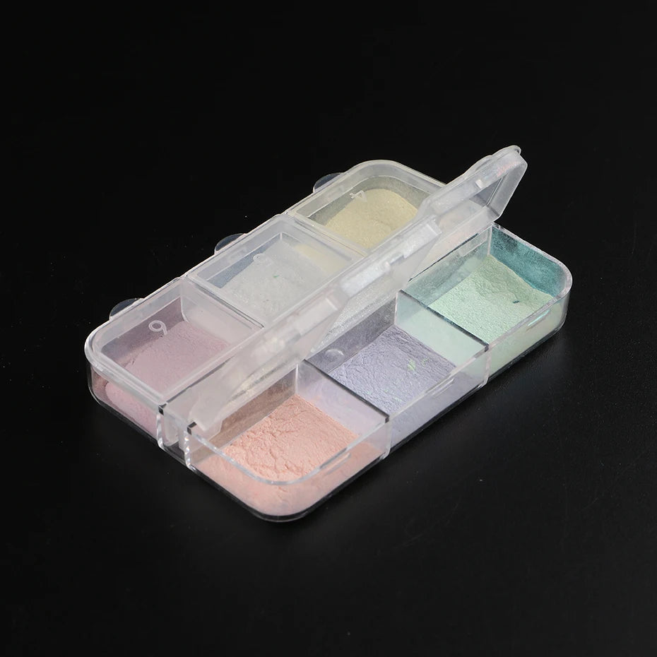 Metallic Chrome Nail Glitter Powder for Stunning Manicures - Smarsty