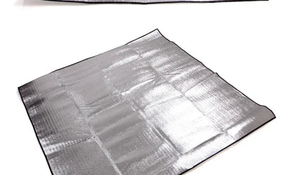 Camping Mat Foam Foil Blanket Aluminum Insulation Foam Foil Mat Sleeping Pad Thermal Outdoor Tent Footprint Reflecting Heat by Smarsty