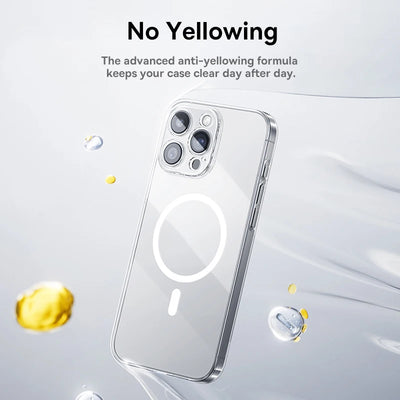 Smarsty Clear Magnetic MagSafe Slim Case for iPhone 16 Pro Max -