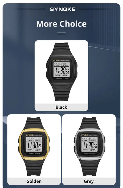 SYNOKE Luminous Waterproof Sports Watch for Boys - Smarsty