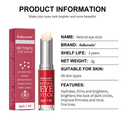 Retinol Eye Cream Stick for Dark Circles and Firming - Smarsty