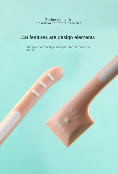 1 Piece of Cat Canned Spoon, Dog Wet Food, Pet Feeding Mixing, Long Handle Cat Spoon, Canned Opening, Pet Canned Spoon