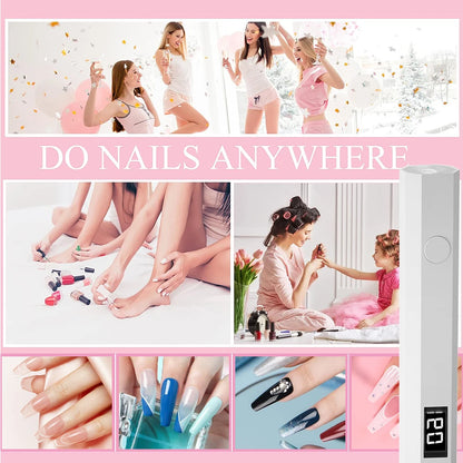 Portable Mini Nail Lamp for Quick Gel Drying - Smarsty