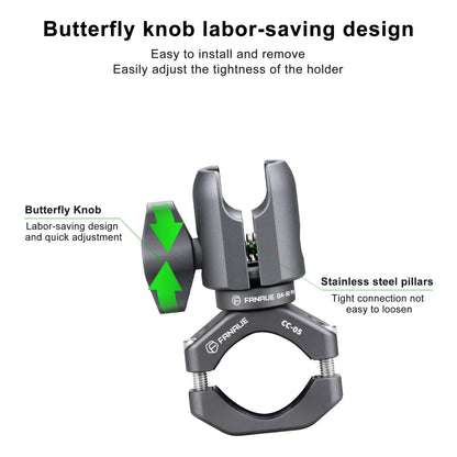 Motorcycle Phone Holder Handlebar Mount Quick Disassembly - Smarsty