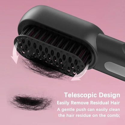 Wireless Hair Straightener Comb with Negative Ions - Smarsty