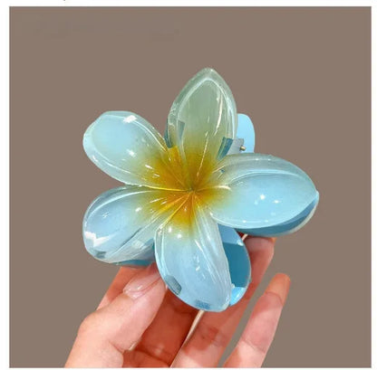 Hawaiian Gradient Hair Clips Flower Beach Vacation Style - Smarsty