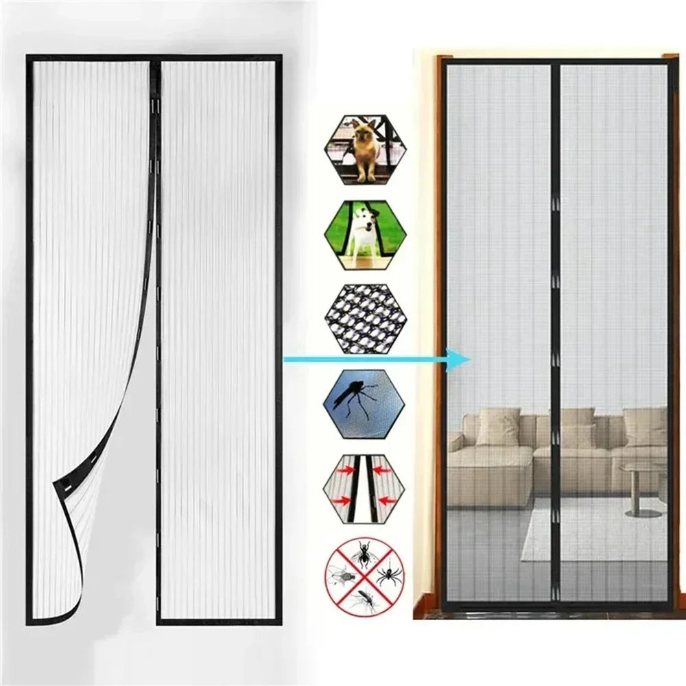 Magnetic Mosquito Net Door Screen for Easy Closure - Smarsty