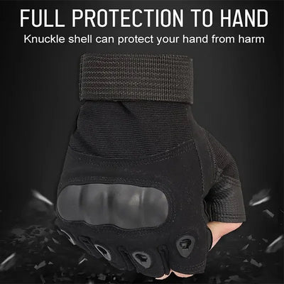 Tactical Fingerless Gloves for Men Outdoor Sports - Smarsty