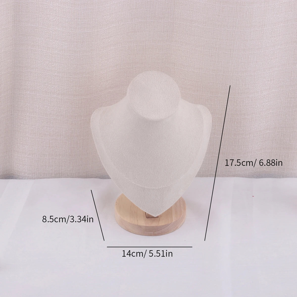 Velvet Jewelry Display Stand for Necklaces and Pendants - Smarsty