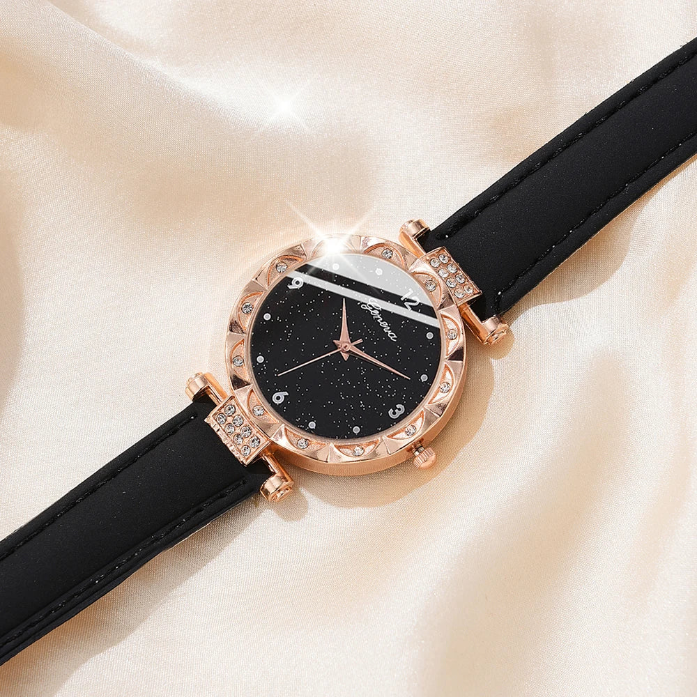 Luxury Rhinestone Women Watches Set for Elegant Style - Smarsty