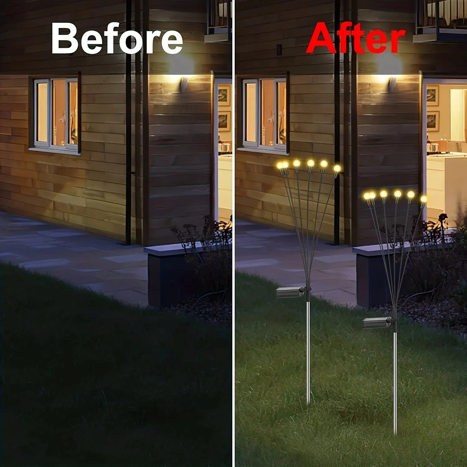 Solar Garden Firefly Lights Waterproof Decorative Lamps - Smarsty