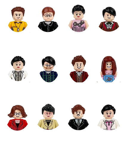 building blocks action doll mini city figures toys girls soldiers policeman robot worker fireman farmer cook movie characters